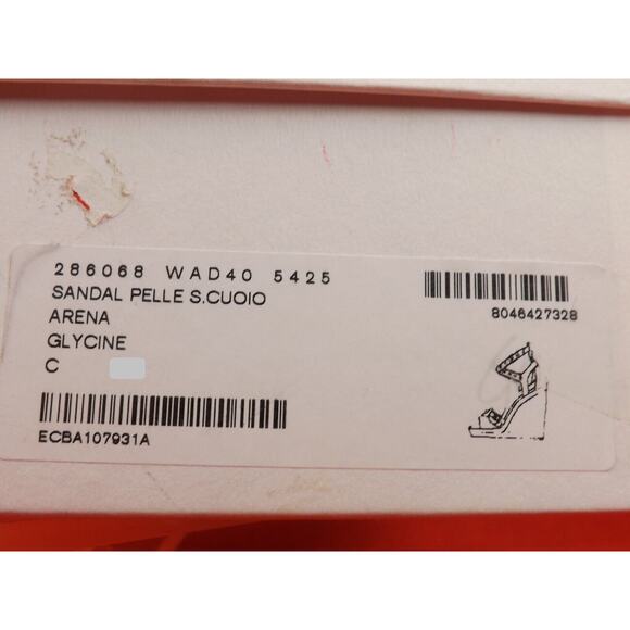 NIB BALENCIAGA ARENA GLYCINE LAVENDER LEATHER WEDGE STUDDED SANDALS 41 286068 - Picture 12 of 12